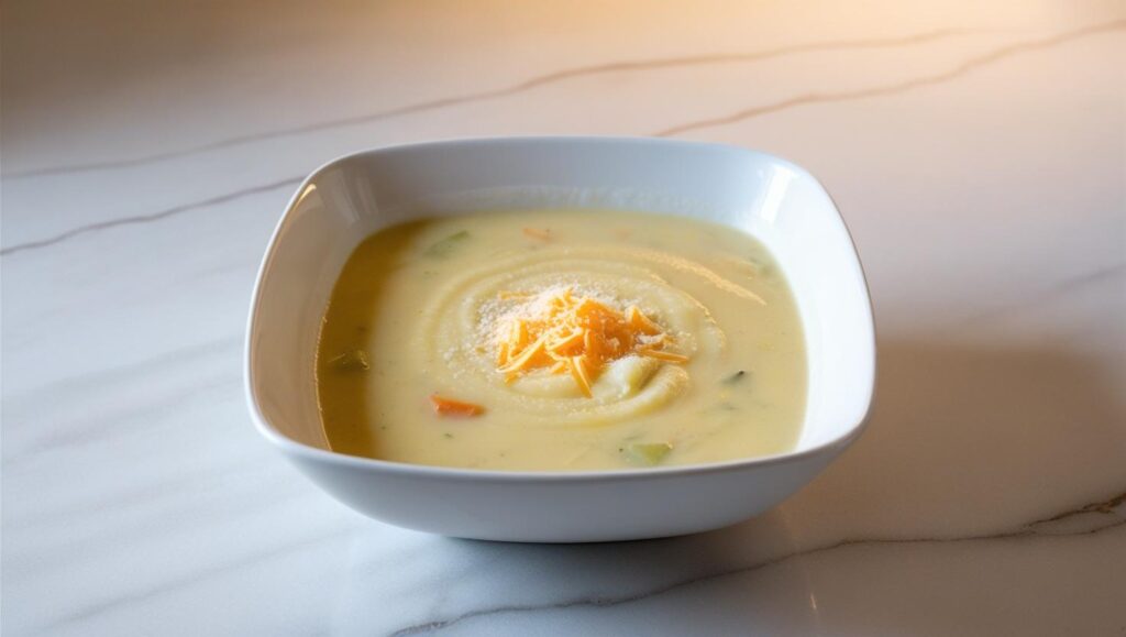 vegetable cheese soup