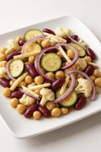 20250617 2005 Bean and Cauliflower Salad simple compose 01jy05mgpcenv9h212jphe6jyt