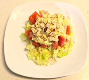 Curried Egg and Shrimp Salad Top